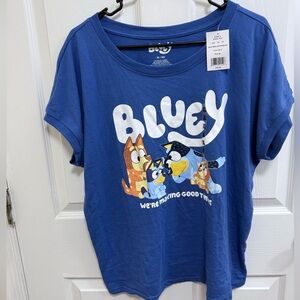 NWT Bluey Crew Neck T-Shirt, Size XL